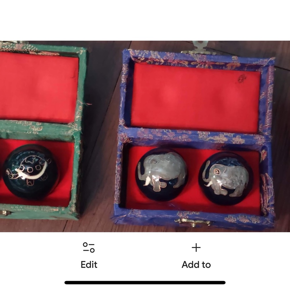 Three sets of Vintage Chinese Meditation Balls